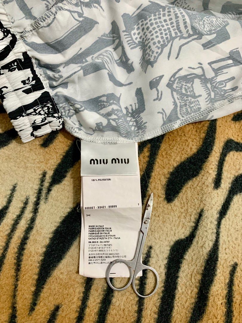 MIUMIU WIDE-LEG PANTS STYLE 653 main image 1