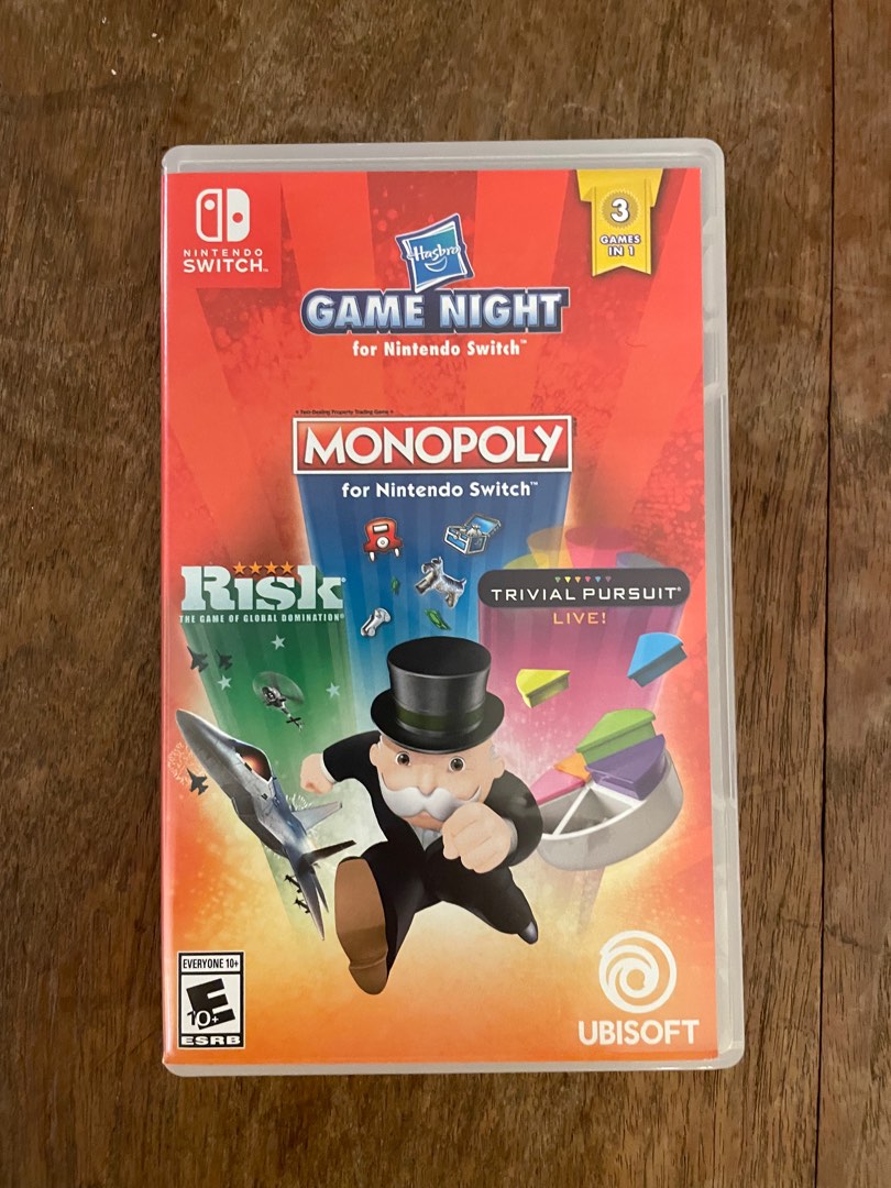 Monopoly game store night switch
