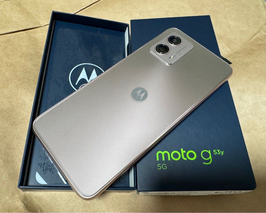 全新機狀態Motorola G53Y(5G)日版YMobile無鎖支援香港5G, 手提電話