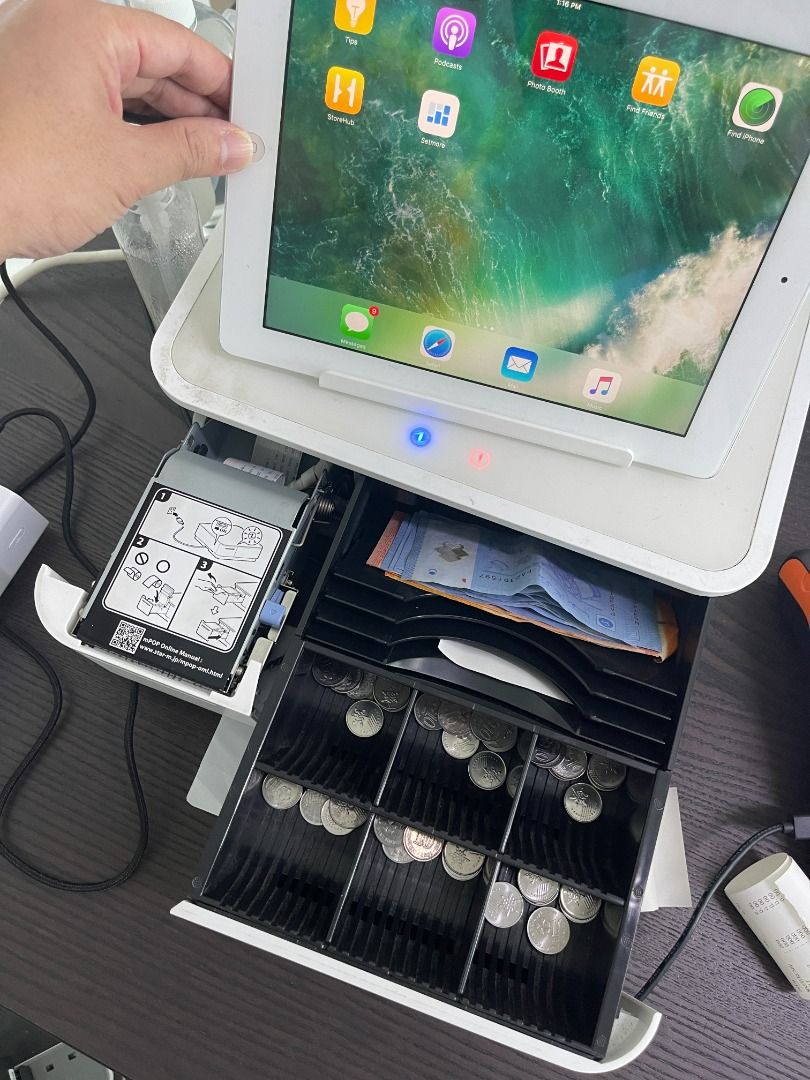 mPoP Cash drawer + printer, Computers & Tech, Printers, Scanners