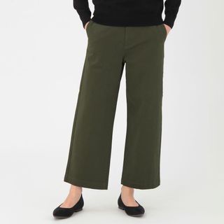 ANN3320: Muji women L To XL size stretch rib full length legging/ Muji brown  legging, Women's Fashion, Bottoms, Jeans & Leggings on Carousell