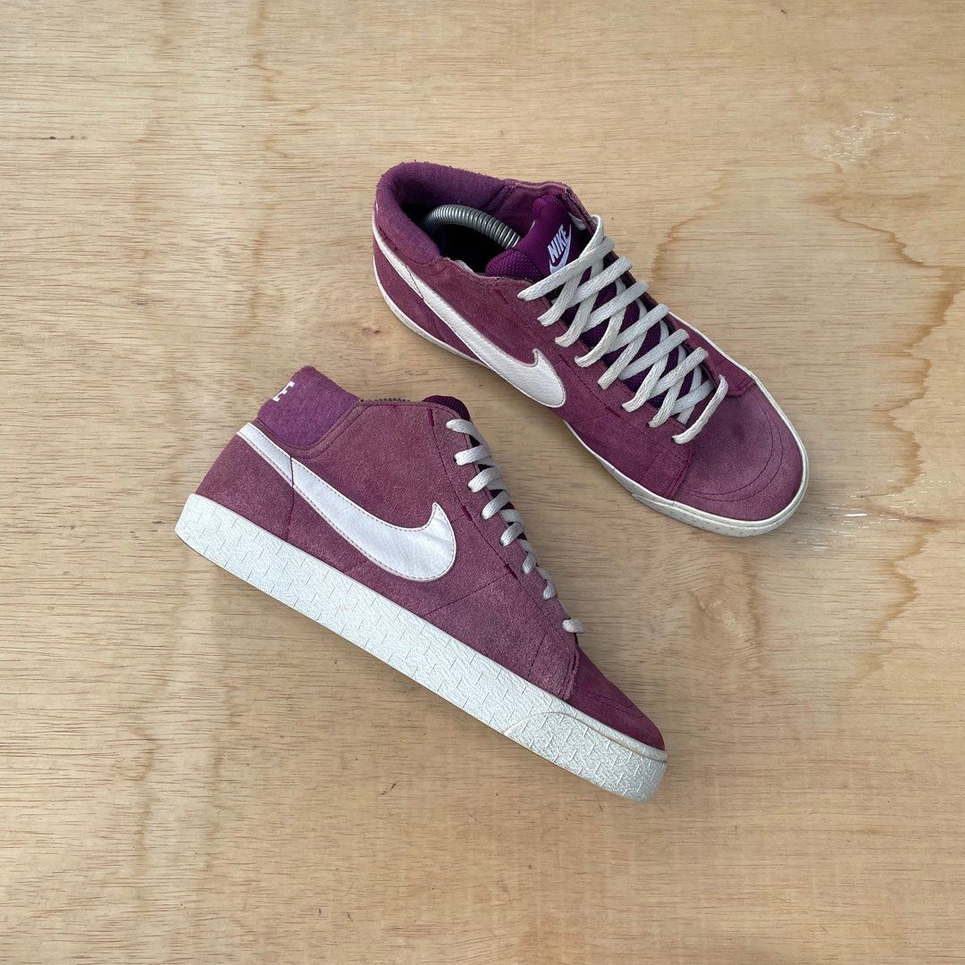 nike blazer mid mens purple