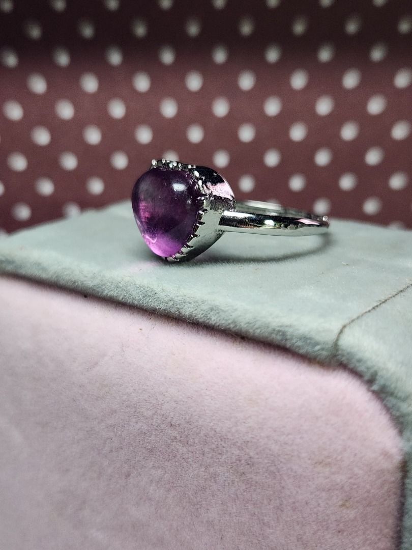 Purple discount fluorite ring
