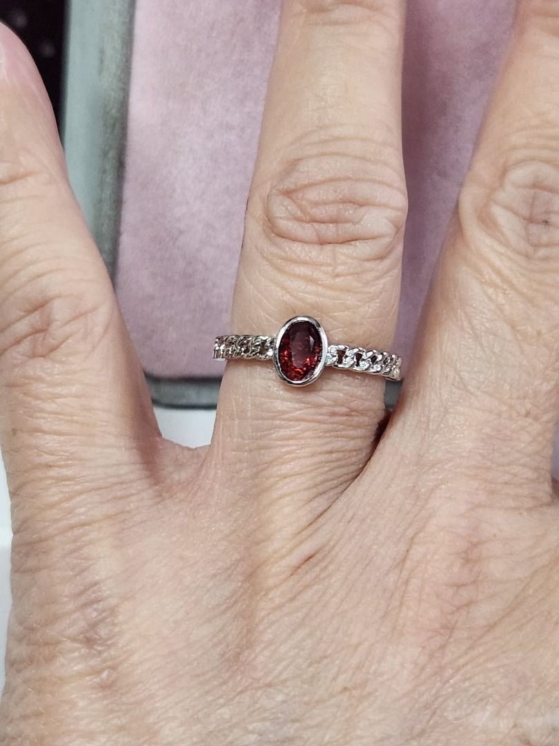 Garnet hotsell crystal ring