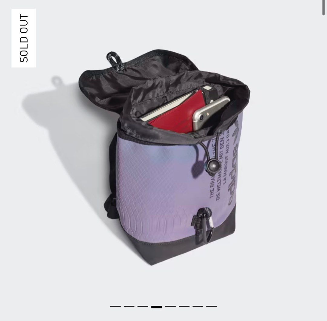 adidas purple mini backpack