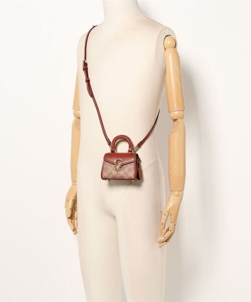COACH Sammy Top Handle 12 2way Pink