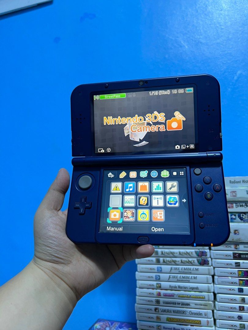 New Nintendo 3DS XL Special Galaxy Edition (IPS Bottom Screen, Non Cfw