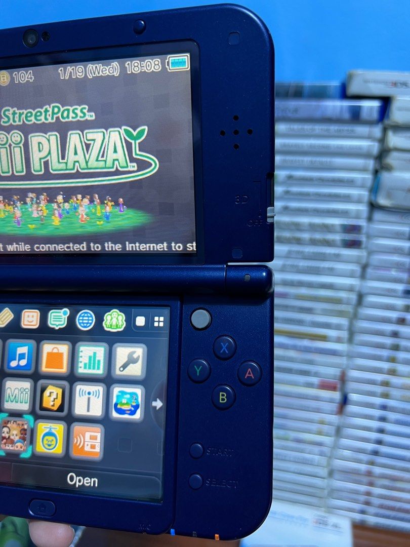 New Nintendo 3DS XL Special Galaxy Edition (IPS Bottom Screen, Non Cfw