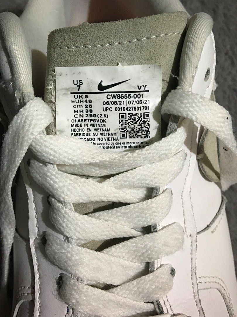 Nike air force 1 inside out uk top