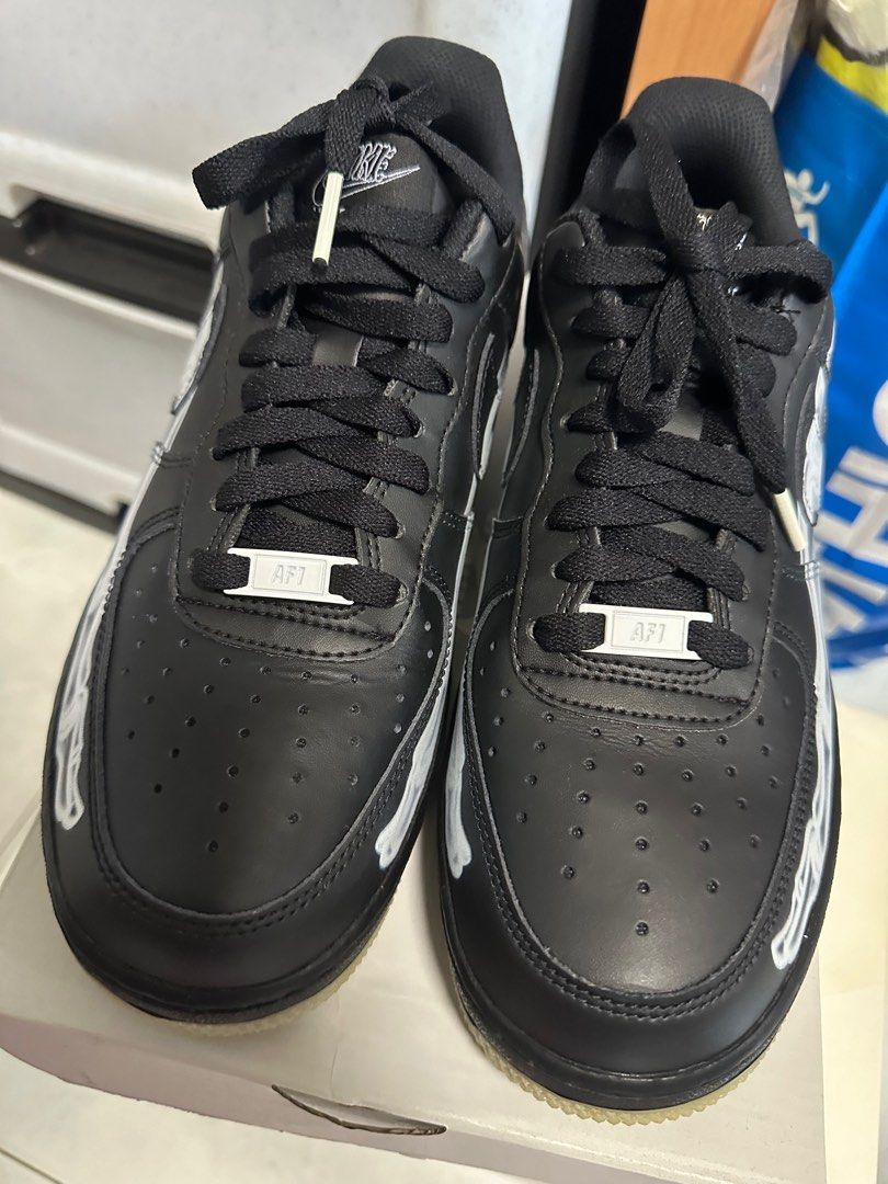 Nike Air Force 1 Skeleton Black US 8