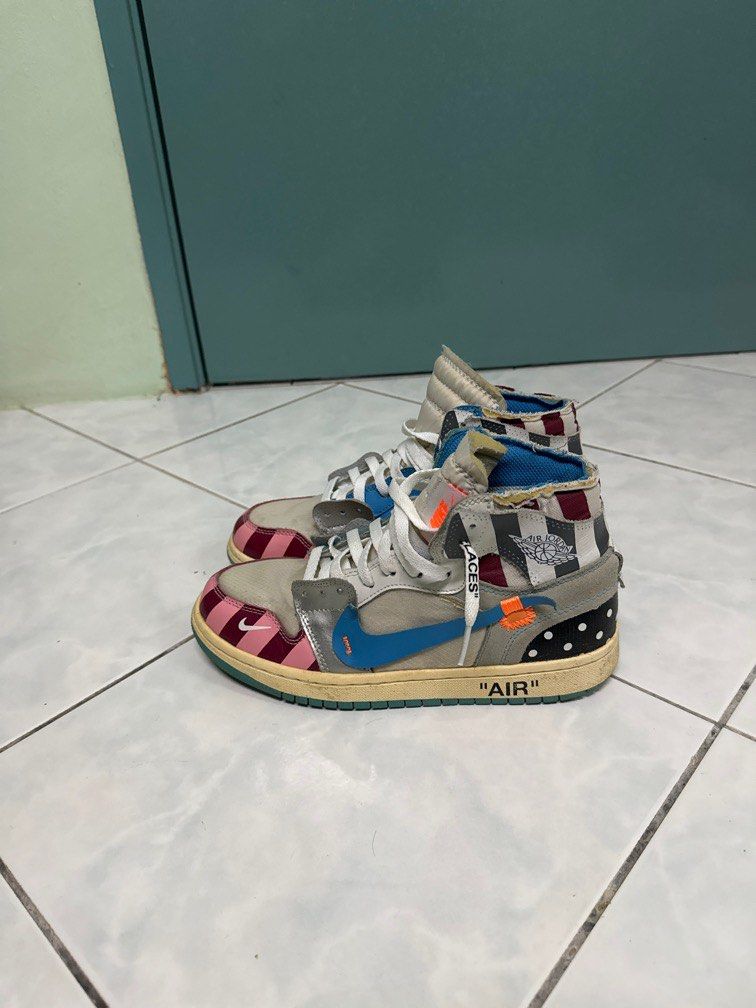 Nike Aj 1 Parra Off White Men s Fashion Footwear Sneakers on