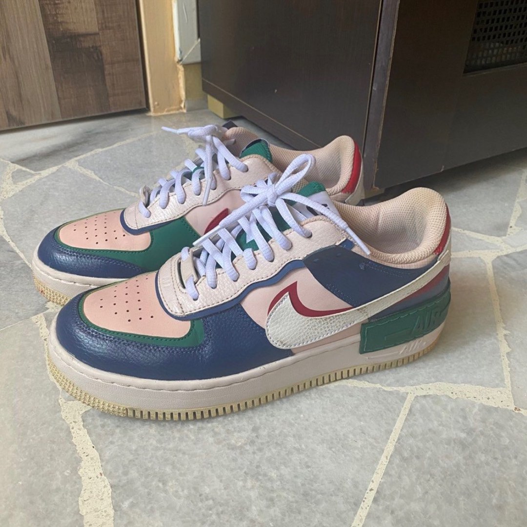 NIKE Colour Block Airforce Women s Fashion Footwear Sneakers on