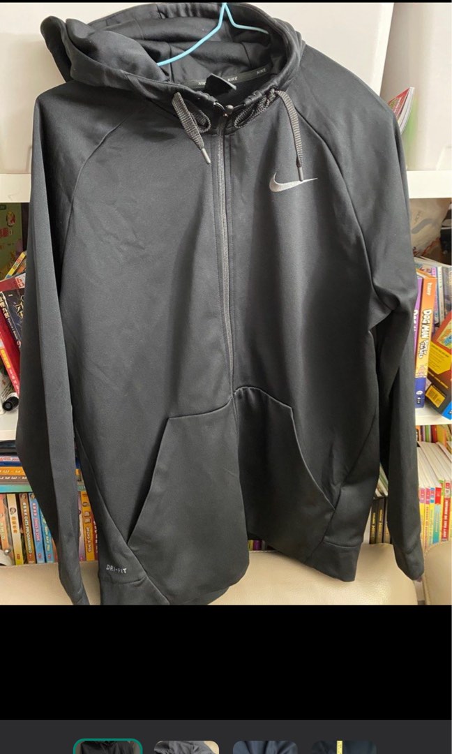 Nike Dry Fit Hoodies Men Size XL 男冬天有帽外套，附相所有size, 男裝, 運動服裝- Carousell