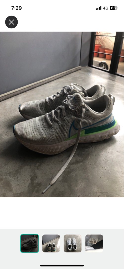 Nike epic react flyknit wolf grey lime blast sales