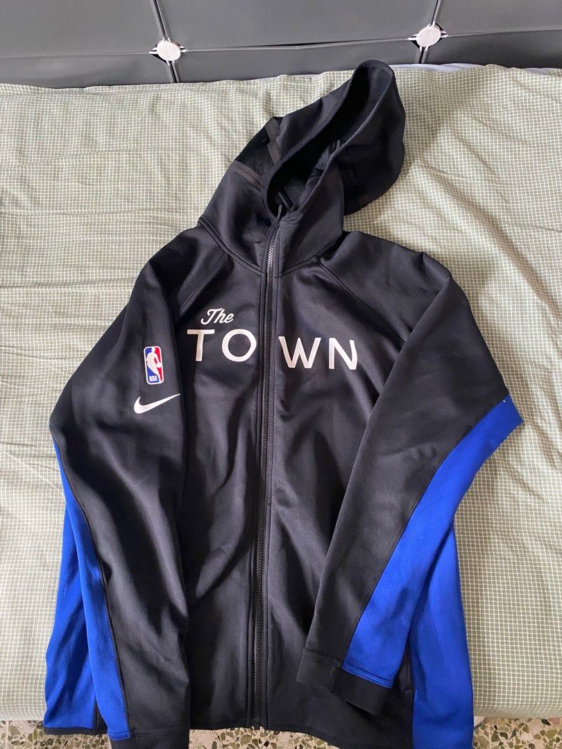 Warriors nike warm cheap up jacket