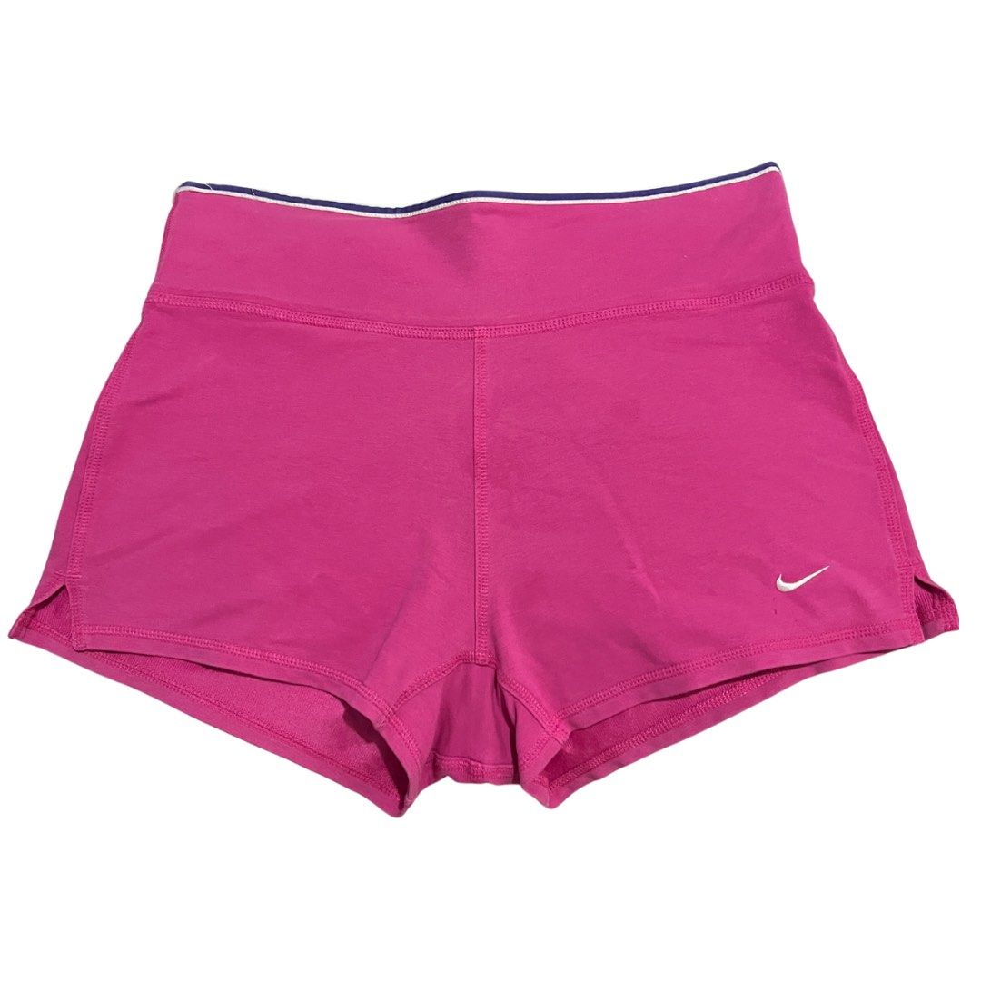 Nike Pink Drifit Workout Two way Shorts Highwaist Midwaist