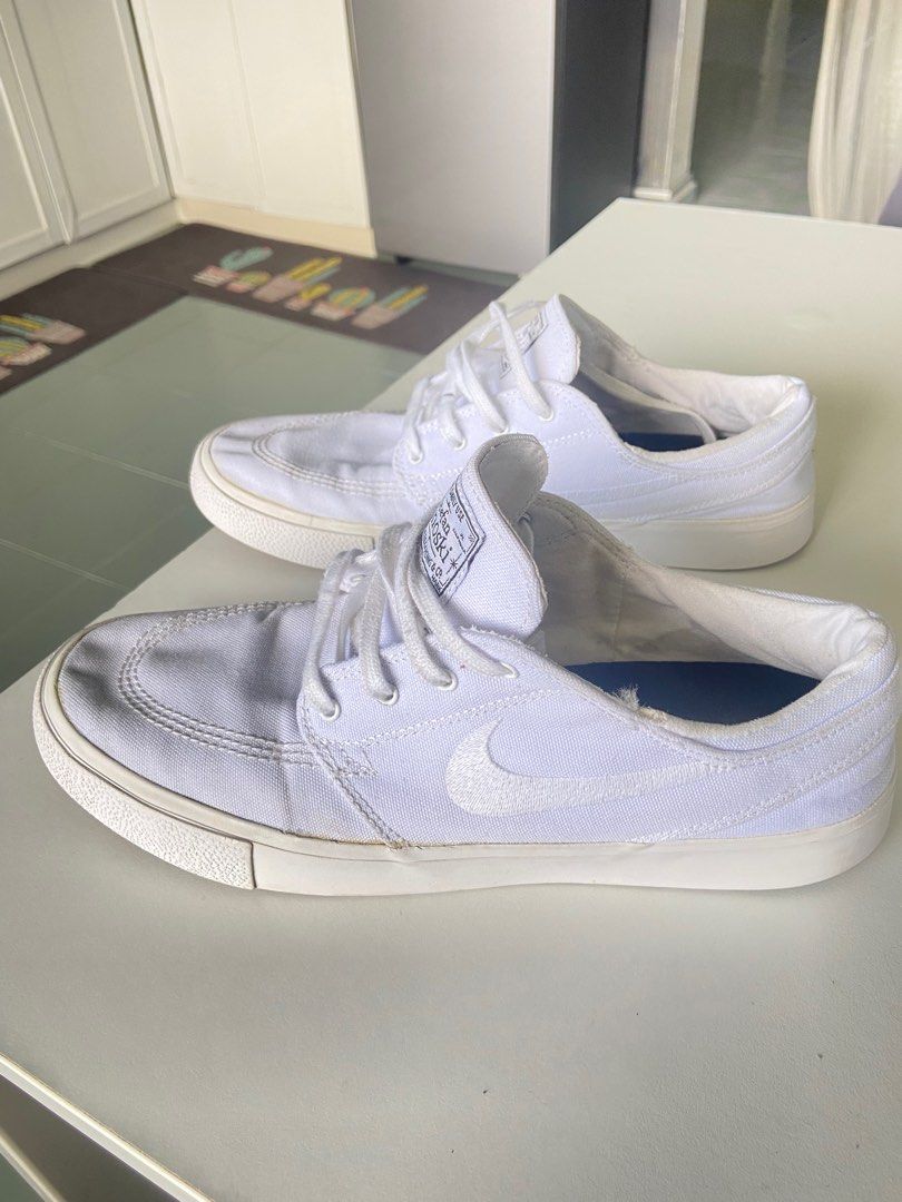 Nike sb janoski rm white canvas skate shoes cheap
