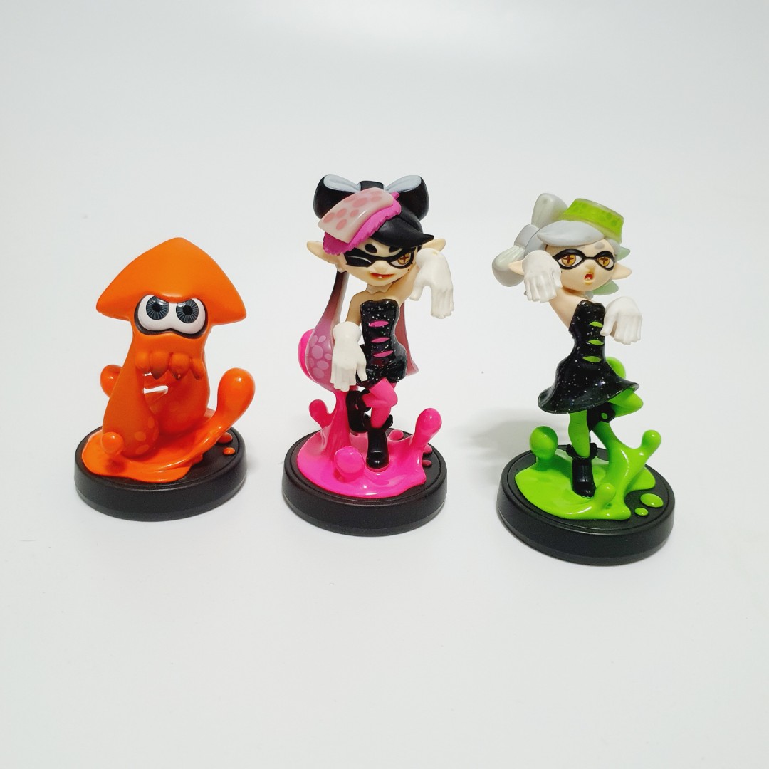 Nintendo Amiibo Splatoon Inkling Squid Squid Sisters Callie And Marie Video Gaming Gaming 3361
