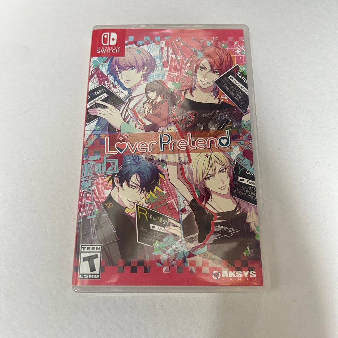 Nintendo Switch Otome Game Lover Pretend Video Gaming Video Games