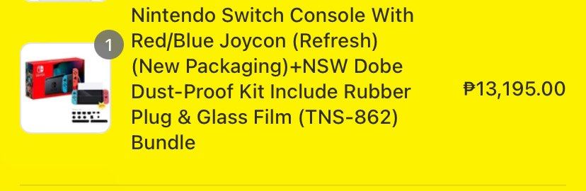 Nintendo Switch Red/Blue Joycon