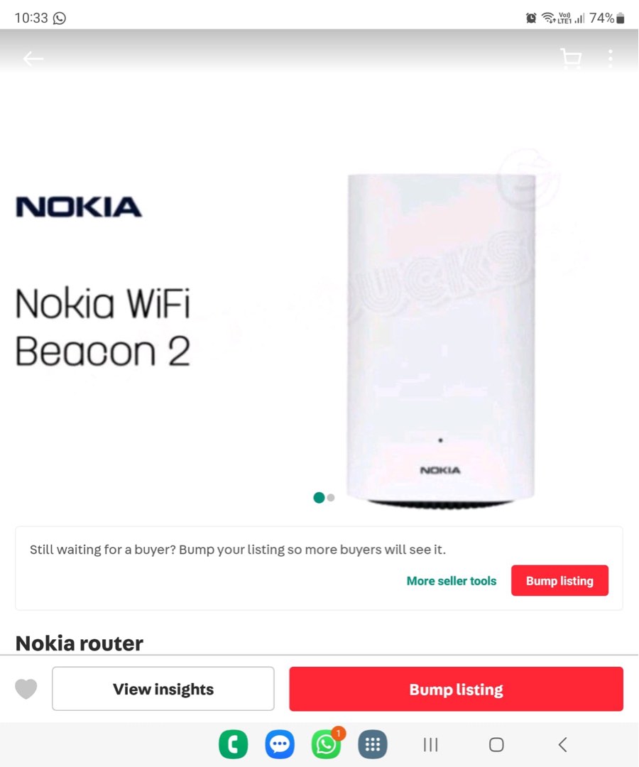 Nokia WiFi Beacon 2, Computers & Tech, Parts & Accessories, Other ...