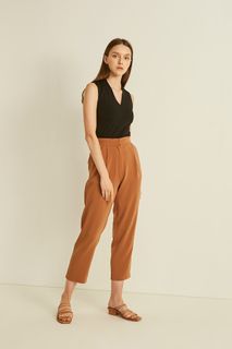 Relaxed Pleated Pants - Our Second Nature