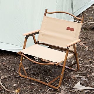 Outdoor Folding Chair Portable Camping Chair Aluminum Alloy Wood Chair Backrest Chair Fishing Chair