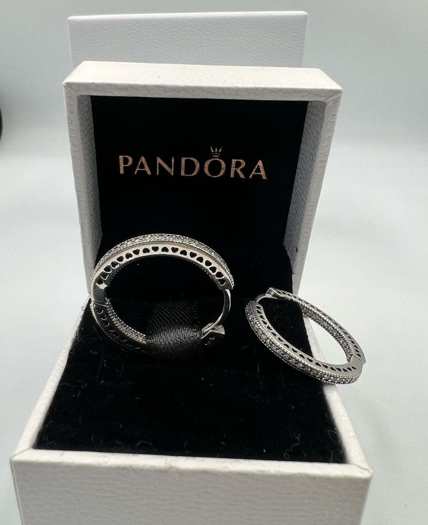 Pandora big hoop earrings Women s Fashion Jewelry Organizers