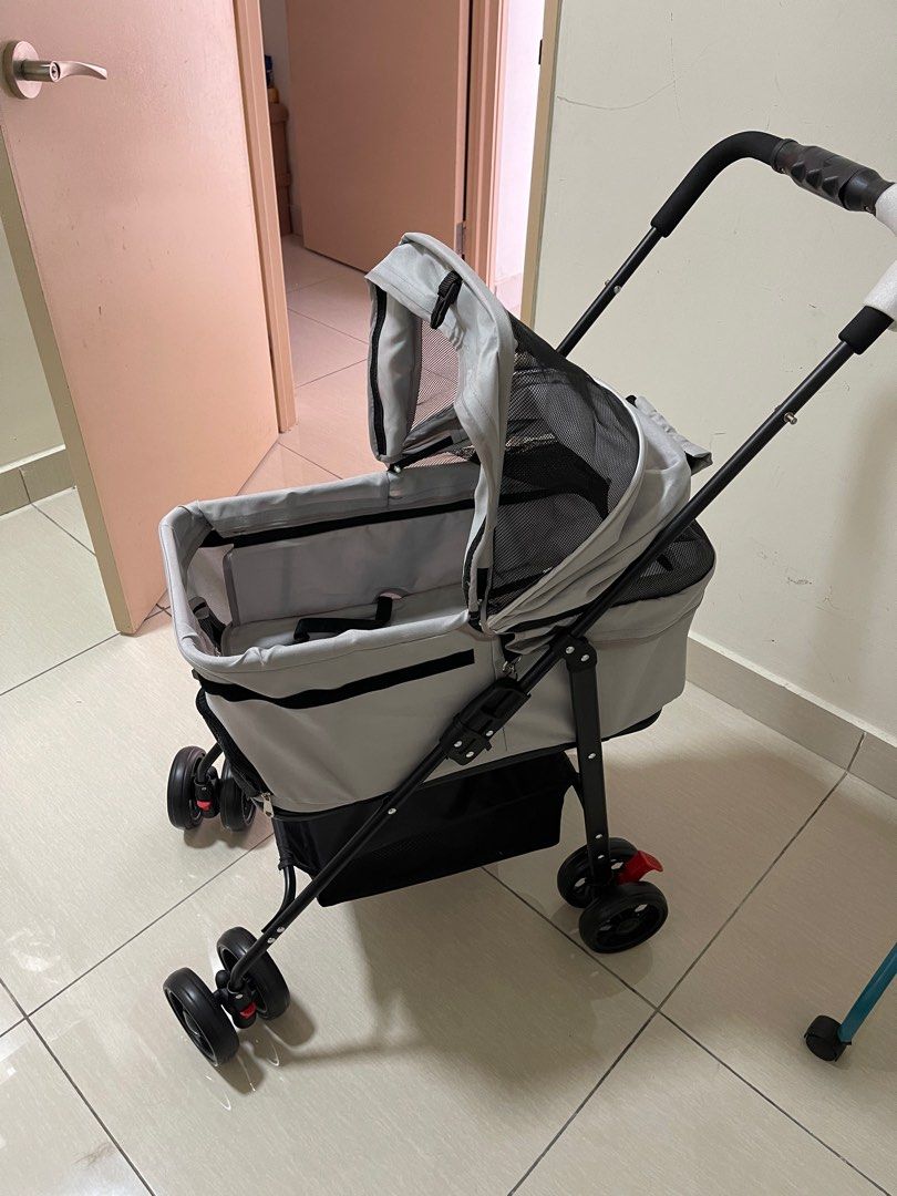 Pet carrier stroller