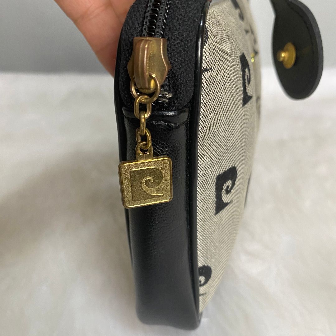 Sac Week-end Vintage Pierre Cardin Années 60/70 - Toile Monogramme, Bandoulière Chaîne, Occasion