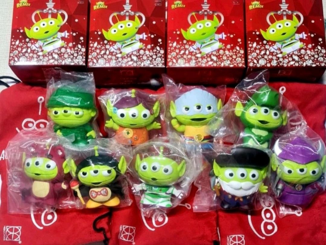 PIXAR s ALIEN REMIX Herocross Wave 2 blind box Complete Set Toy