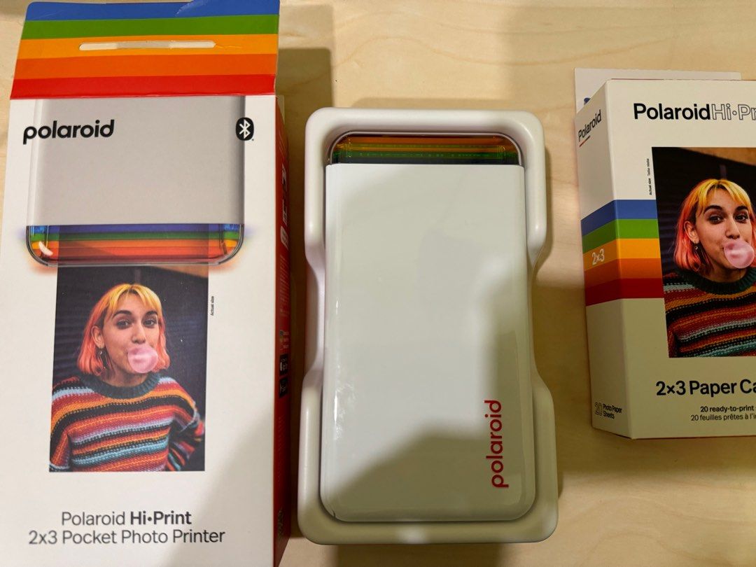 Polaroid Hi-Print 2x3 Pocket Photo Printer with 2X3 Paper Cartridge | 20  sheets