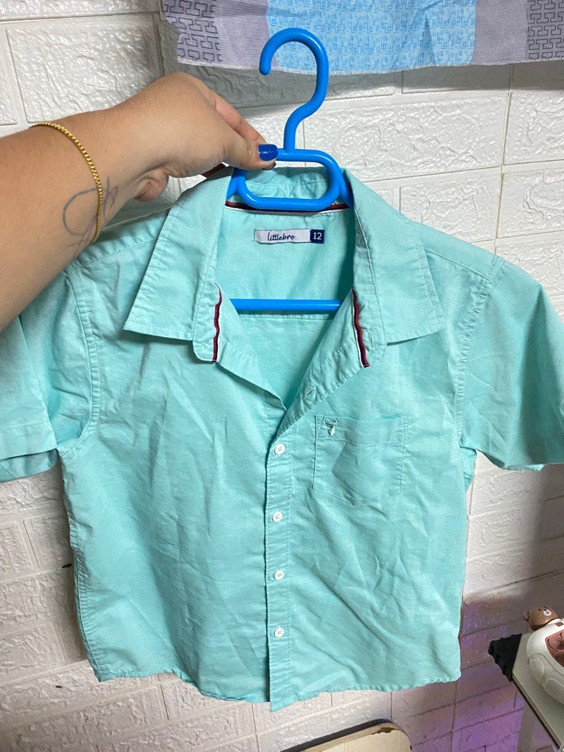 Polo Mint Green (Category: Babies & Kids Fashion) located in Makati City. Submitted by memei24 (Listing ID 1270775707, Image 1). Description: Used once Nalabhan na din sya .
