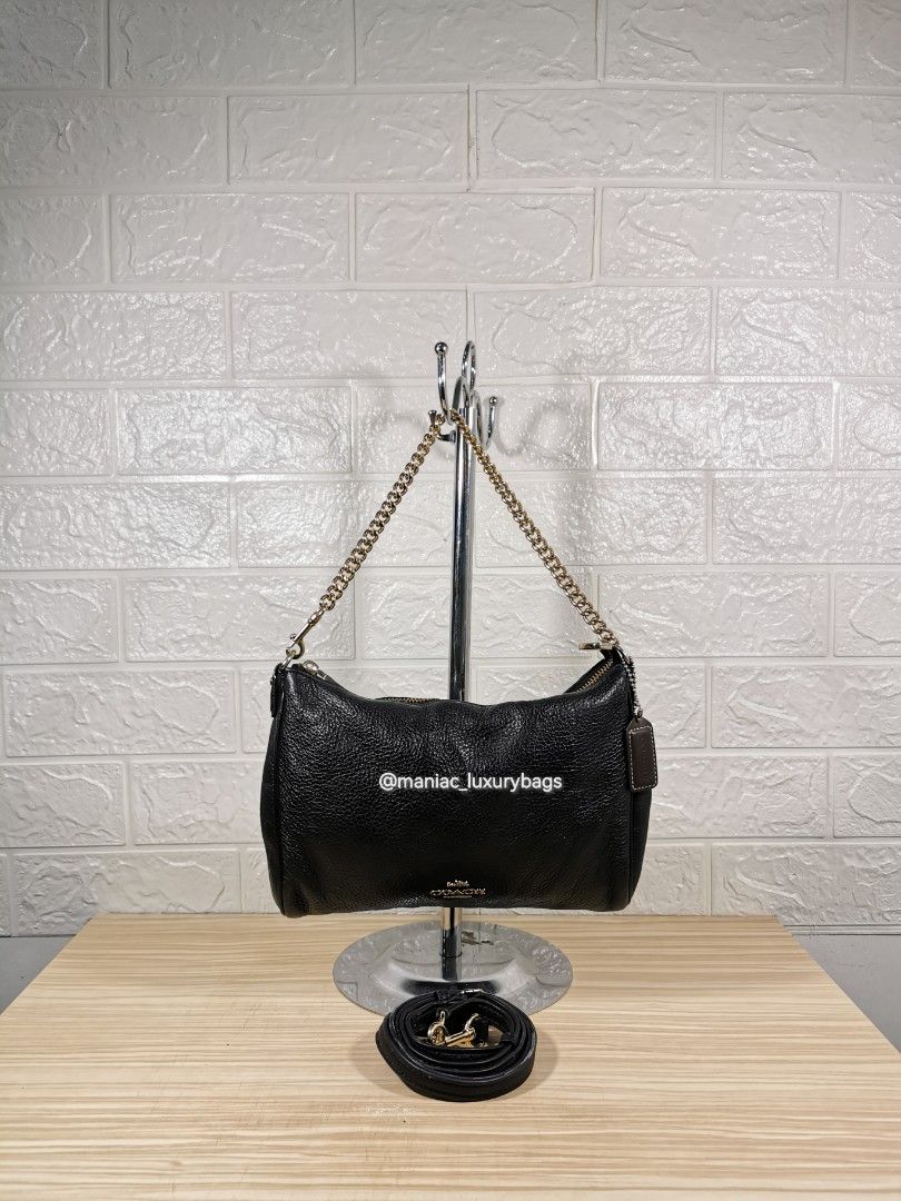 Coach carrie crossbody black discount