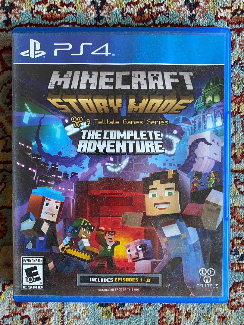 PS4 Minecraft Story Mode Complete, Video Gaming, Video Games ...