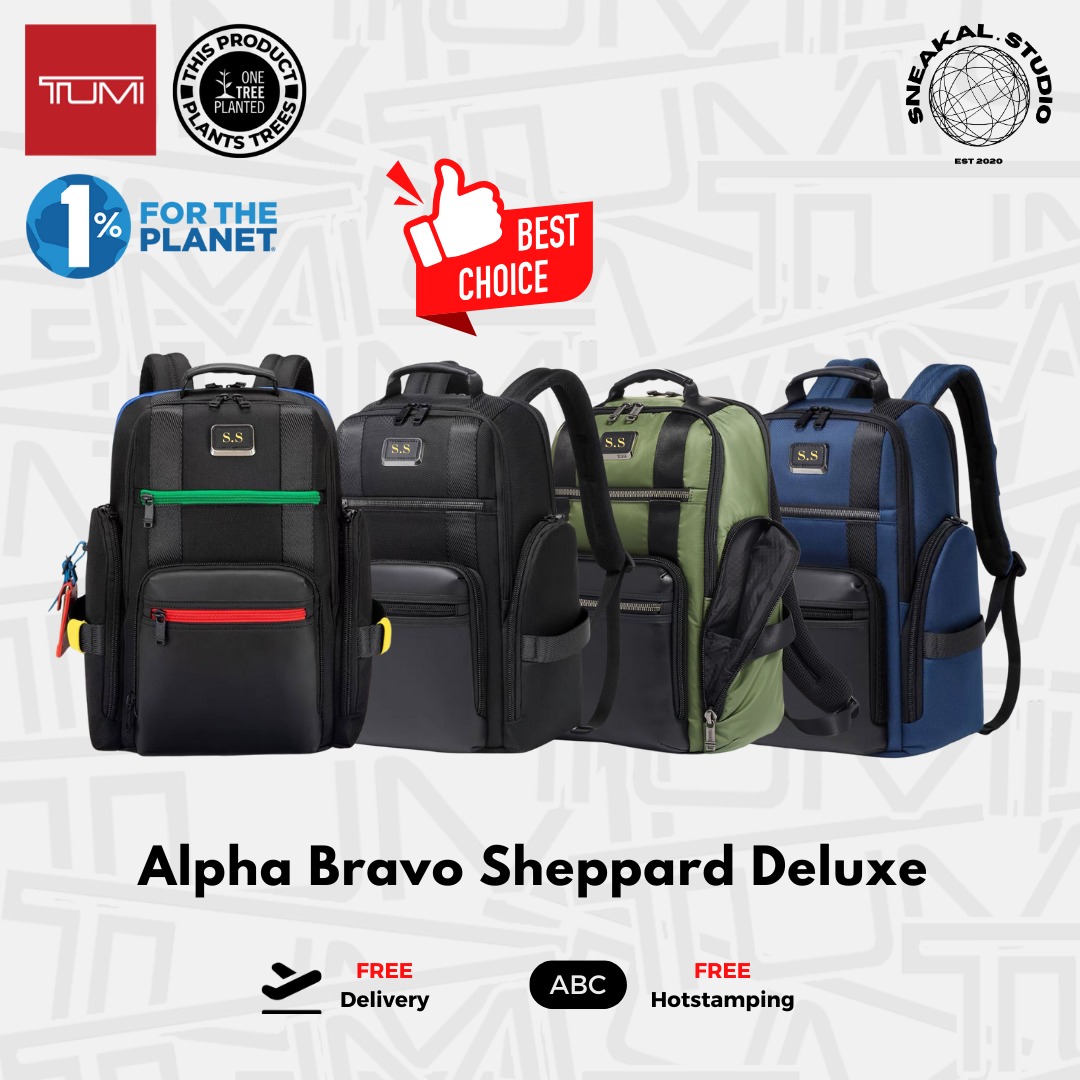 RARE TUMI Alpha Bravo Sheppard Deluxe Backpack
