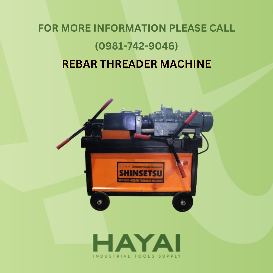 REBAR THREADER MACHINE, Commercial & Industrial, Construction Tools ...