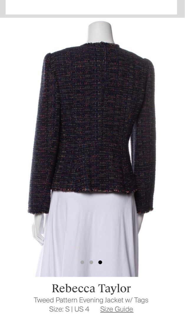 Rebecca taylor tweed jacket hotsell