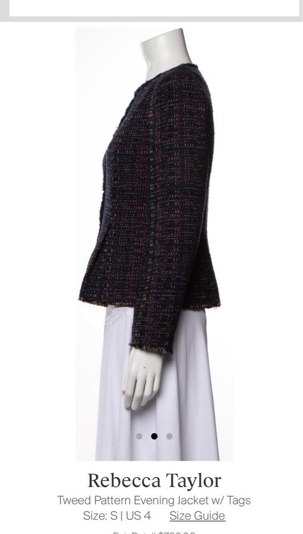 Rebecca taylor white jacket hotsell