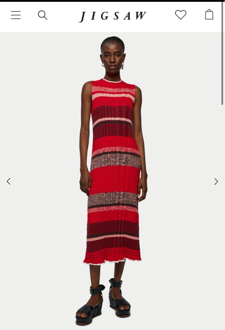 Jigsaw red knitted dress Women s Fashion Dresses Sets Dresses on Carousell