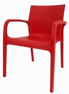 Resto Chair with armrest Direct Supplier Quality Plastic
