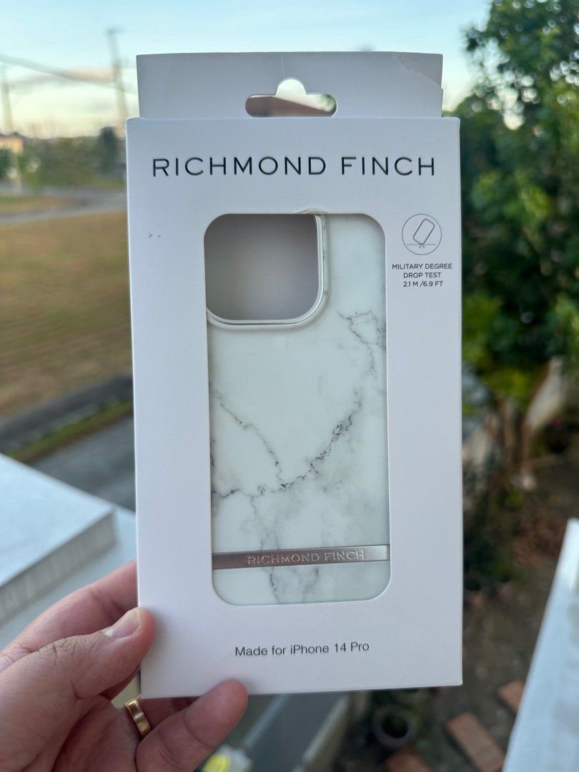 RICHMOND AND FINCH IPHONE 14 PRO (Category: Cases & Sleeves) located in Pasig City. Submitted by savers_keepers (Listing ID 1270726504, Image 1). Description: Pamigay price! 💖 📍Cavite / Kalaw, Manila.