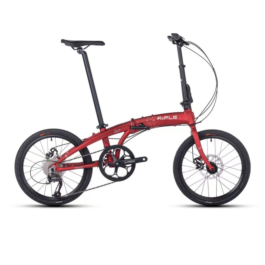 Rifle sp20 foldable bike 20 inch loud hub folding Bicycle shimano altus disc brake