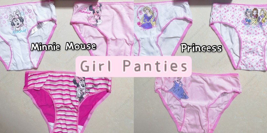 Disney princess panties girls 4T, Babies & Kids, Babies & Kids Fashion on  Carousell