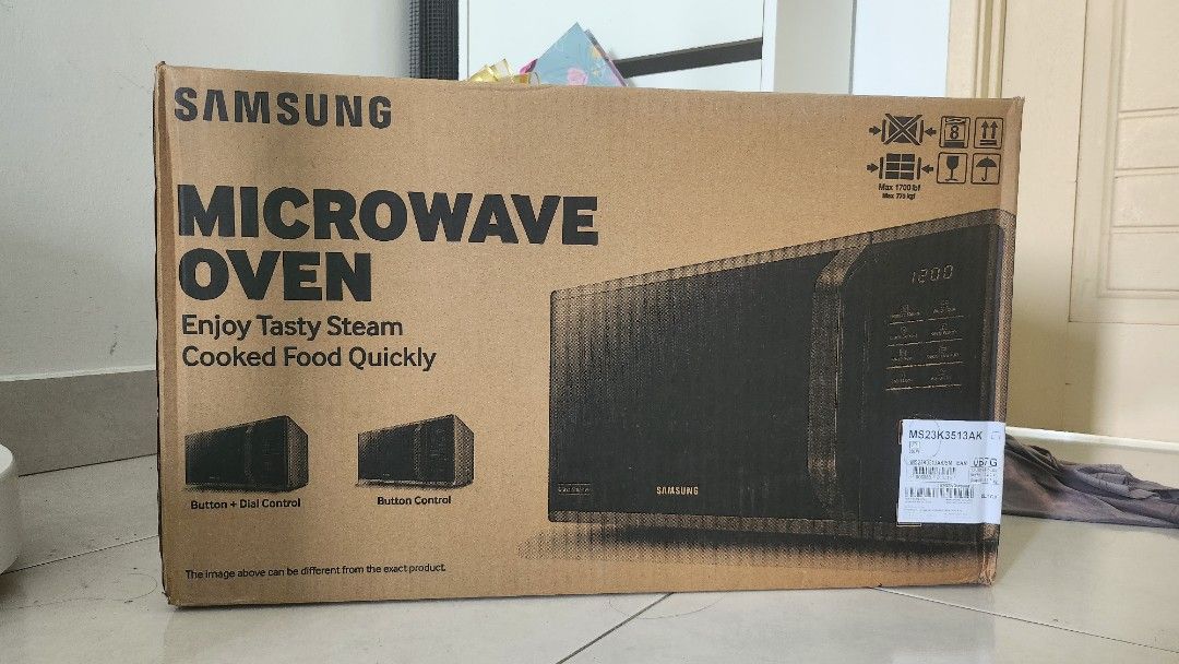 Samsung ms23k3513ak shop solo microwave