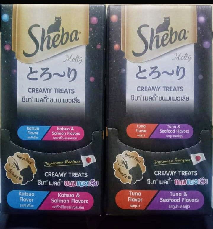 Sheba creamy Cat Treats Pet Supplies Pet Food on Carousell