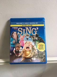 SING blu-ray + dvd special edition