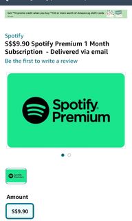 Spotify Gift Card SG with Instant Delivery - SEAGM