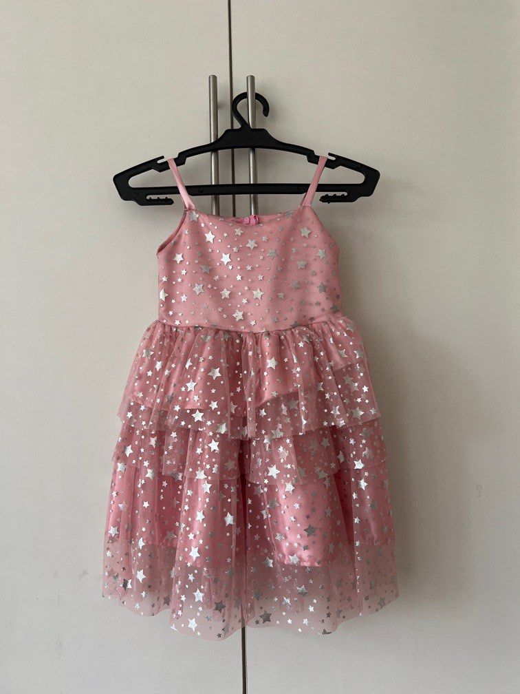 Star print satin Tutu dress (Category: Babies & Kids Fashion) located in Quezon City. Submitted by oidua (Listing ID 1270684400, Image 1). Description: Star print satin Tutu dress for 4-5yo.