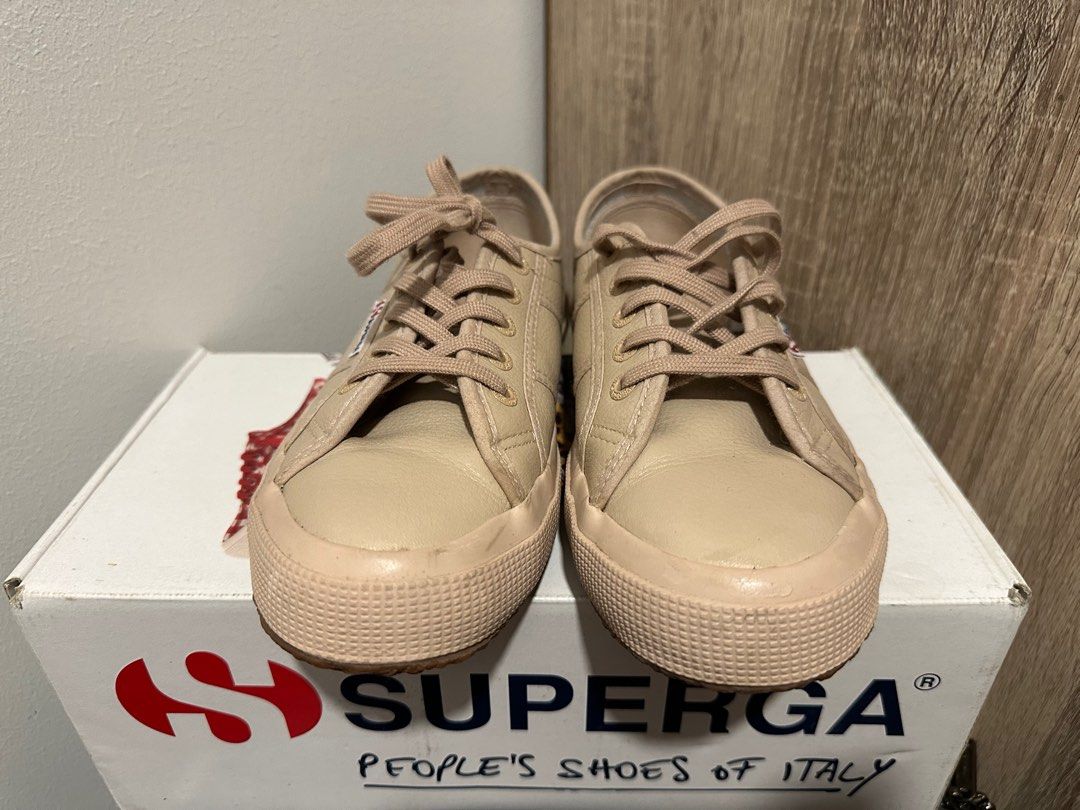 Superga Full Nude Women s Fashion Footwear Sneakers on Carousell